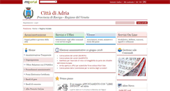 Desktop Screenshot of comune.adria.ro.it